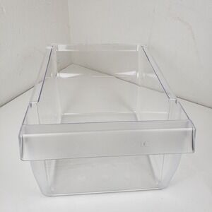 GE Refrigerator Climate Zone Vegetable Pan Drawer WR02X31766 Clear Plastic Crack